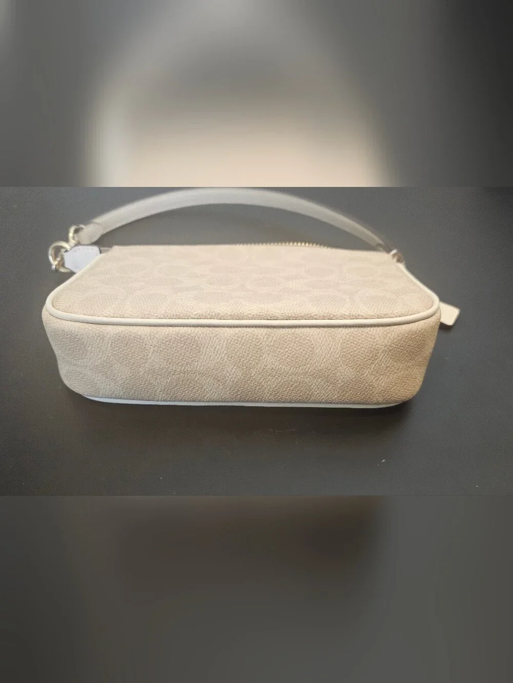 Coach Signature Mini Shoulder Bag in Light Beige - Picture 6 of 8